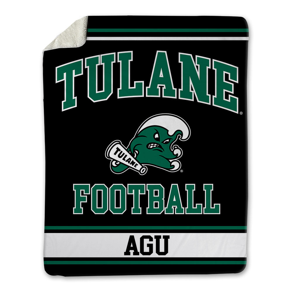 Tulane - NCAA Football : Dickson Agu - Blanket-0