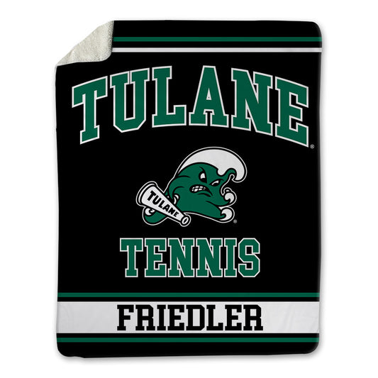 Tulane - NCAA Men's Tennis : Asaf Friedler - Blanket-0