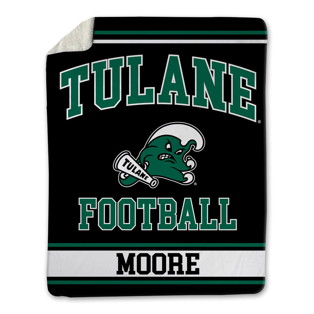 Tulane - NCAA Football : Joshua Moore - Blanket-0