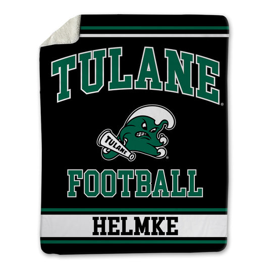 Tulane - NCAA Football : Cooper Helmke - Blanket-0