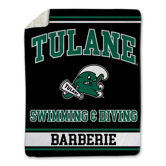 Tulane - NCAA Women's Swimming & Diving : Danielle Barberie - Blanket-0