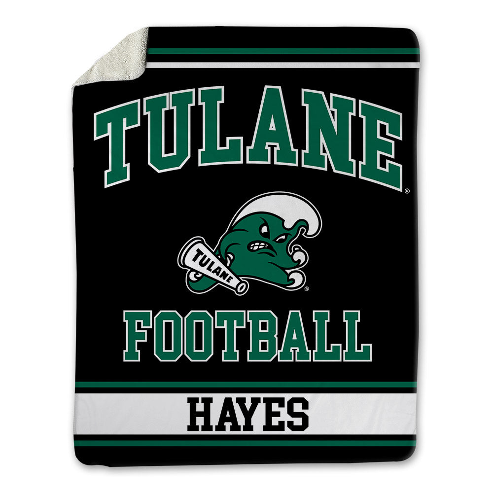 Tulane - NCAA Football : Omari Hayes - Blanket-0