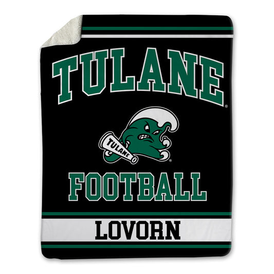 Tulane - NCAA Football : Gabriel Lovorn - Blanket-0