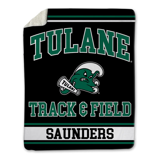 Tulane - NCAA Women's Track & Field : Ali Saunders - Blanket-0