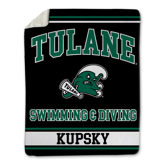 Tulane - NCAA Women's Swimming & Diving : Mary Kupsky - Blanket-0
