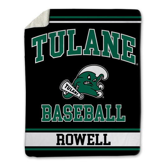 Tulane - NCAA Baseball : Brett Rowell - Blanket-0