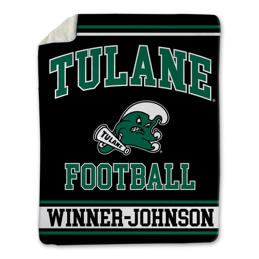 Tulane - NCAA Football : Dallas Winner-Johnson - Blanket-0