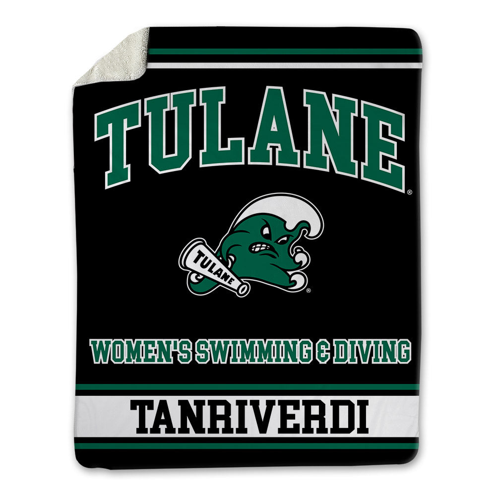 Tulane - NCAA Women's Swimming & Diving : Ece Tanriverdi - Blanket-0