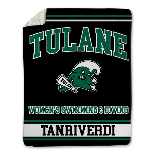 Tulane - NCAA Women's Swimming & Diving : Ece Tanriverdi - Blanket-0