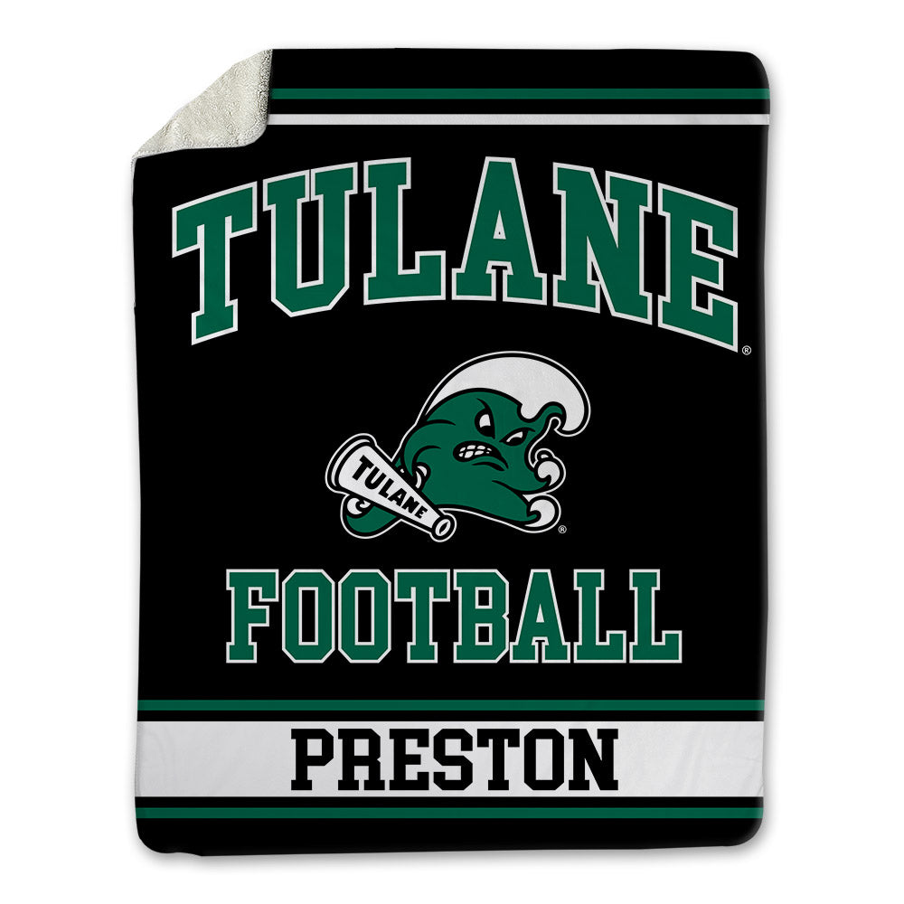 Tulane - NCAA Football : Shazz Preston - Blanket-0