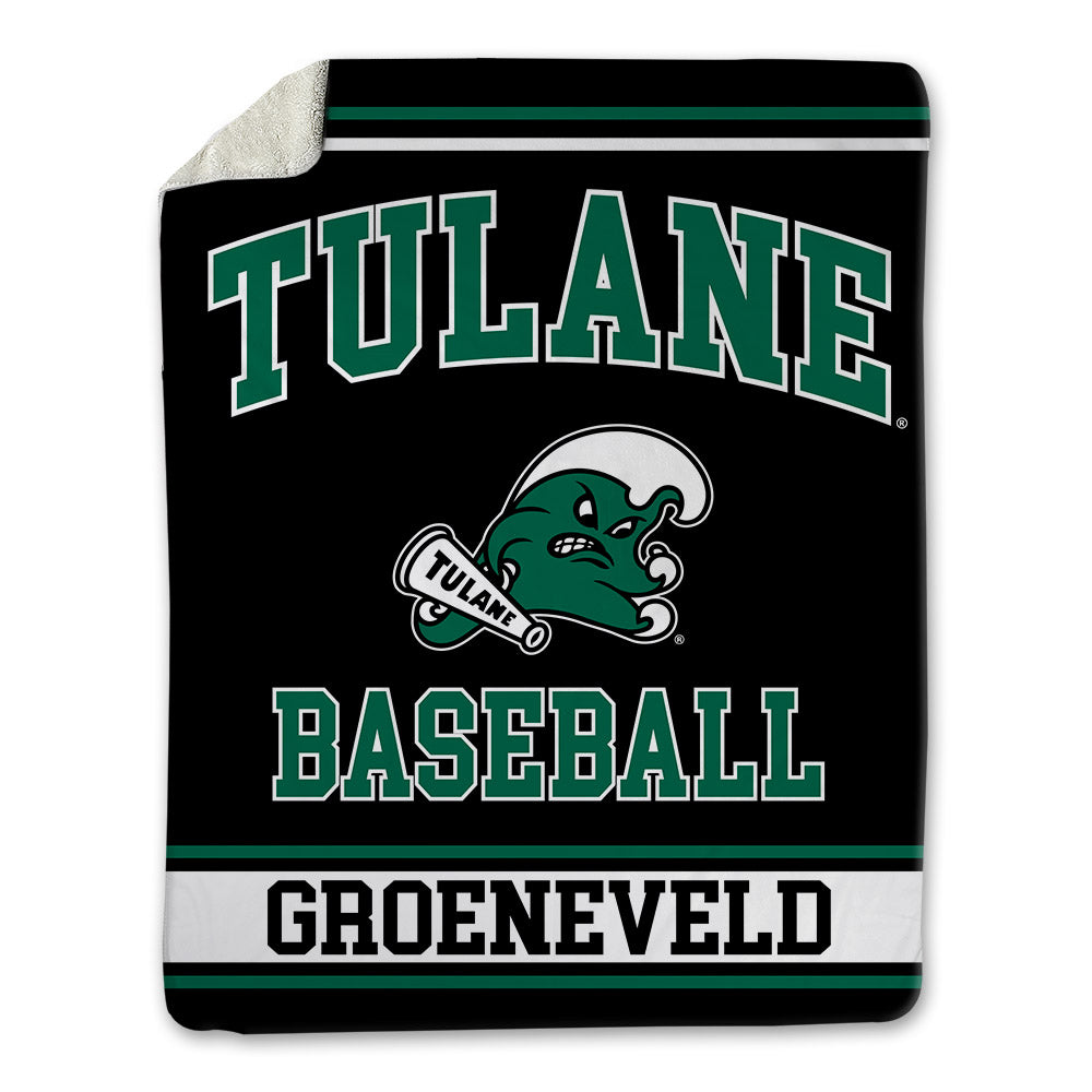 Tulane - NCAA Baseball : Aj Groeneveld - Blanket-0
