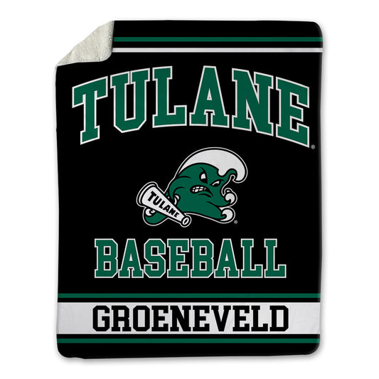 Tulane - NCAA Baseball : Aj Groeneveld - Blanket-0