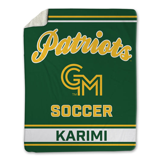 GMU - NCAA Women's Soccer : Eman Karimi - Blanket-0