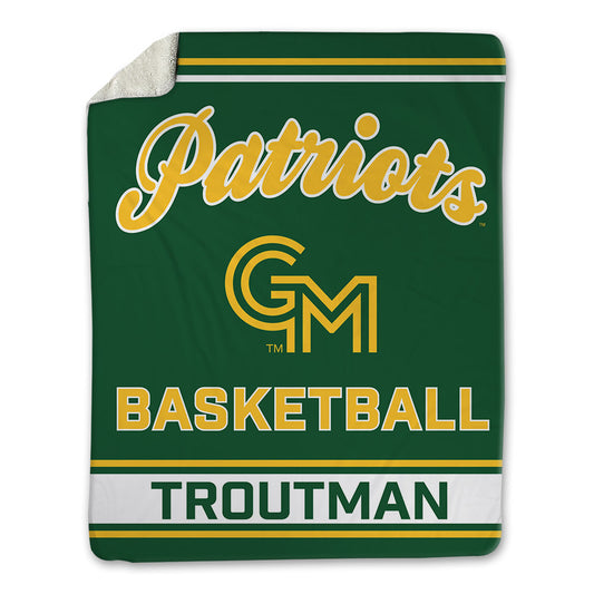 GMU - NCAA Men's Basketball : Masai Troutman - Blanket-0