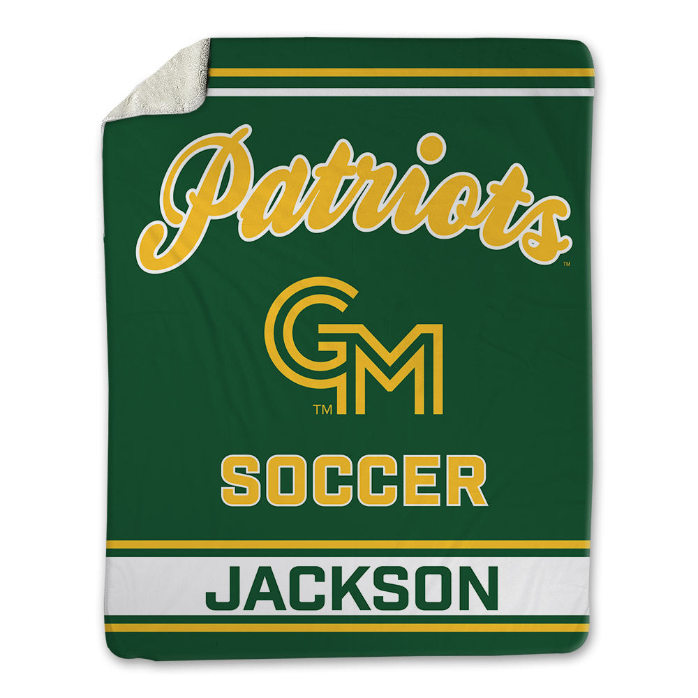 GMU - NCAA Men's Soccer : Elijah Jackson - Blanket-0