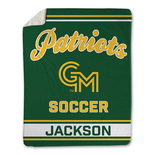 GMU - NCAA Men's Soccer : Elijah Jackson - Blanket-0