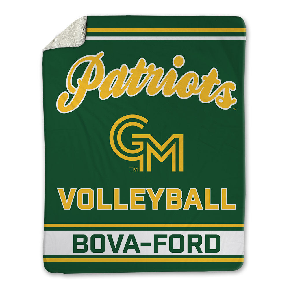 GMU - NCAA Women's Volleyball : Damiana Bova-Ford - Blanket-0