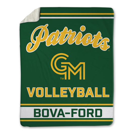 GMU - NCAA Women's Volleyball : Damiana Bova-Ford - Blanket-0