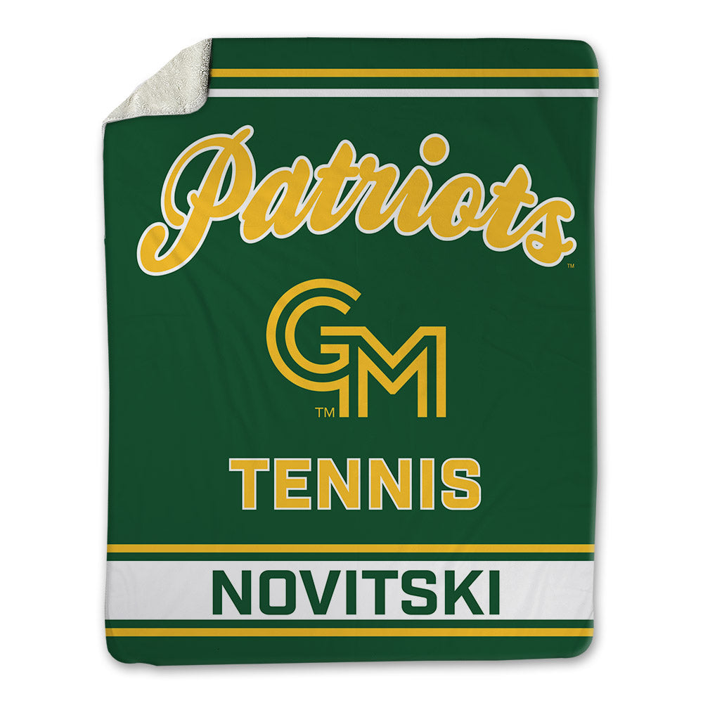 GMU - NCAA Men's Tennis : Nicholas Novitski - Blanket-0