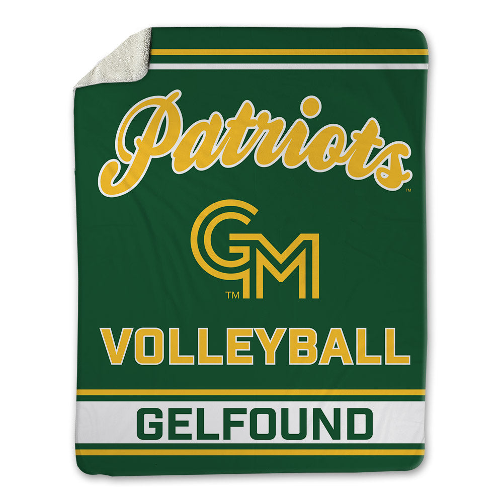 GMU - NCAA Women's Volleyball : Gabriella Gelfound - Blanket-0