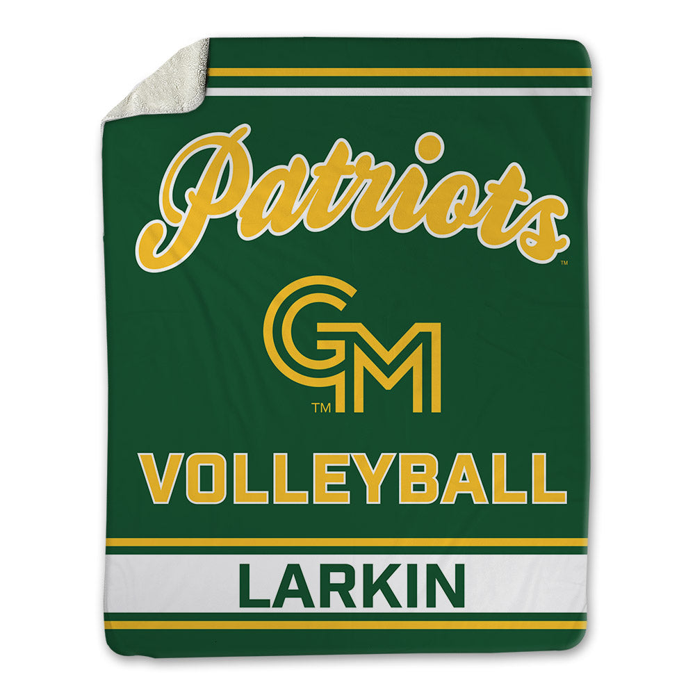 GMU - NCAA Women's Volleyball : Camille Larkin - Blanket-0