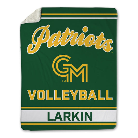 GMU - NCAA Women's Volleyball : Camille Larkin - Blanket-0