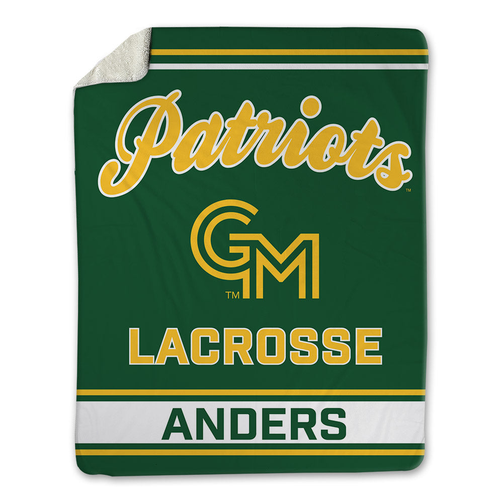 GMU - NCAA Women's Lacrosse : Kate Anders - Blanket-0