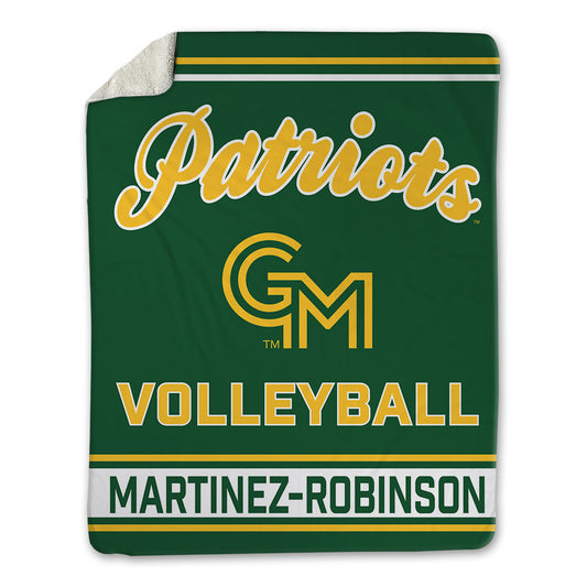 GMU - NCAA Women's Volleyball : Autumn Martinez-Robinson - Blanket-0