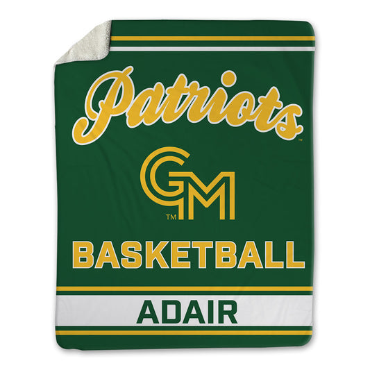 GMU - NCAA Men's Basketball : Emmett Adair - Blanket-0
