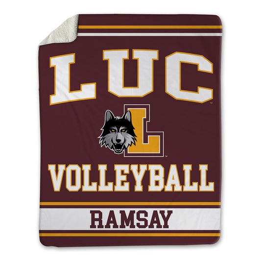 Loyola - NCAA Women's Volleyball : Ella Ramsay - Blanket-0