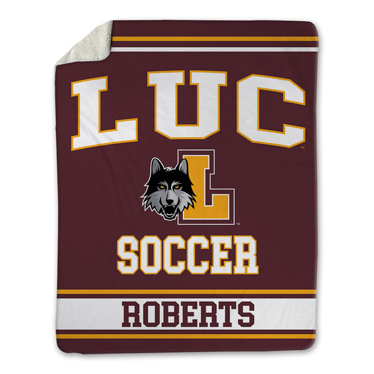 Loyola - NCAA Women's Soccer : Emmie Roberts - Blanket-0