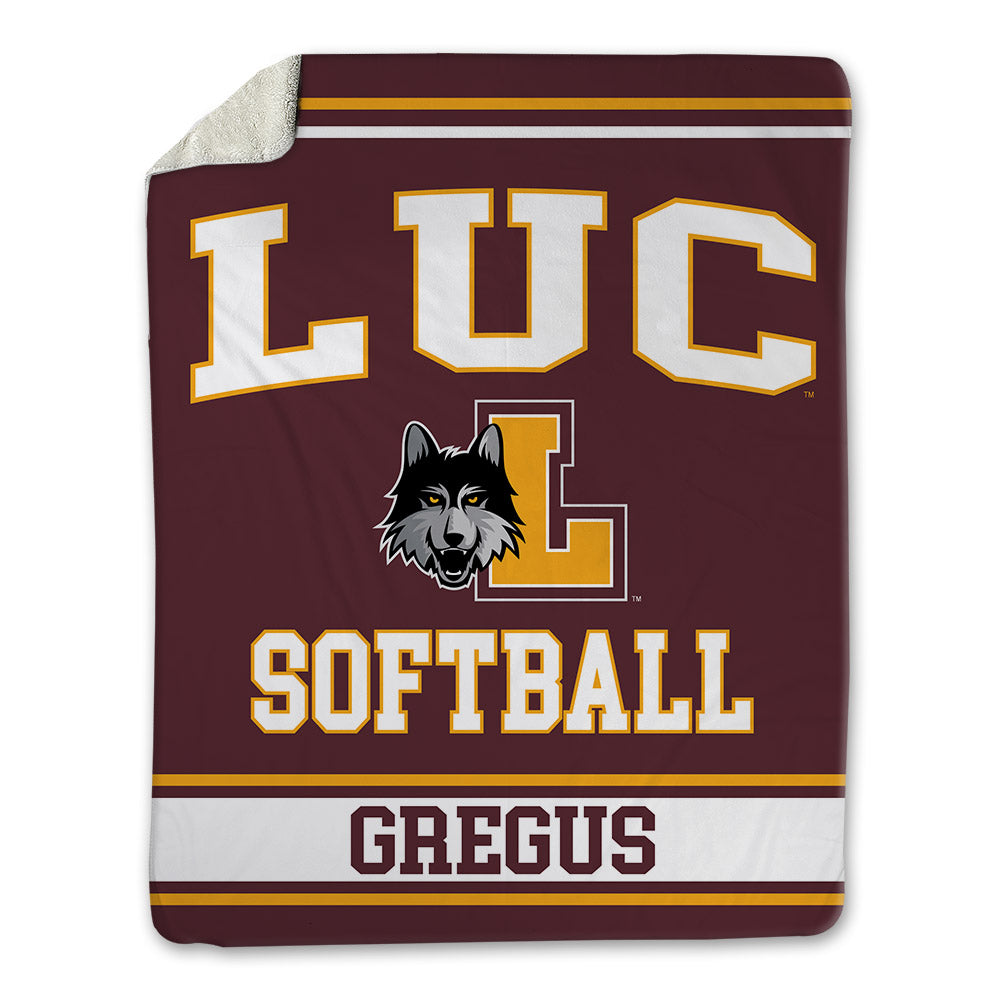 Loyola - NCAA Softball : Abbie Gregus - Blanket-0