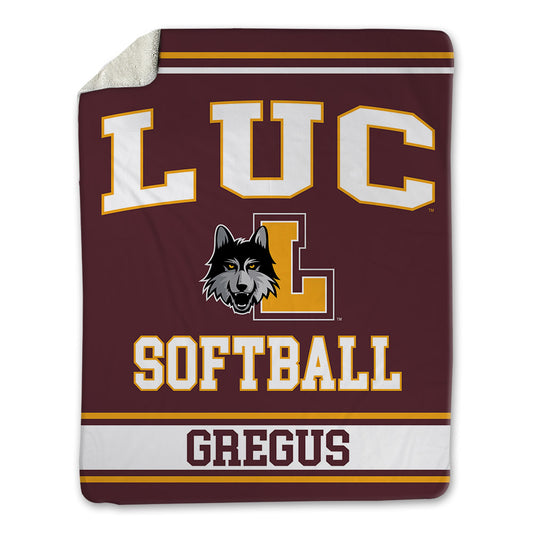 Loyola - NCAA Softball : Abbie Gregus - Blanket-0