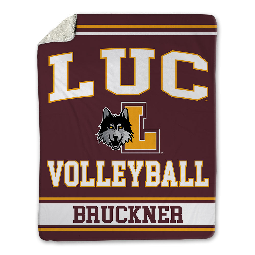 Loyola - NCAA Women's Volleyball : Jordan Bruckner - Blanket-0