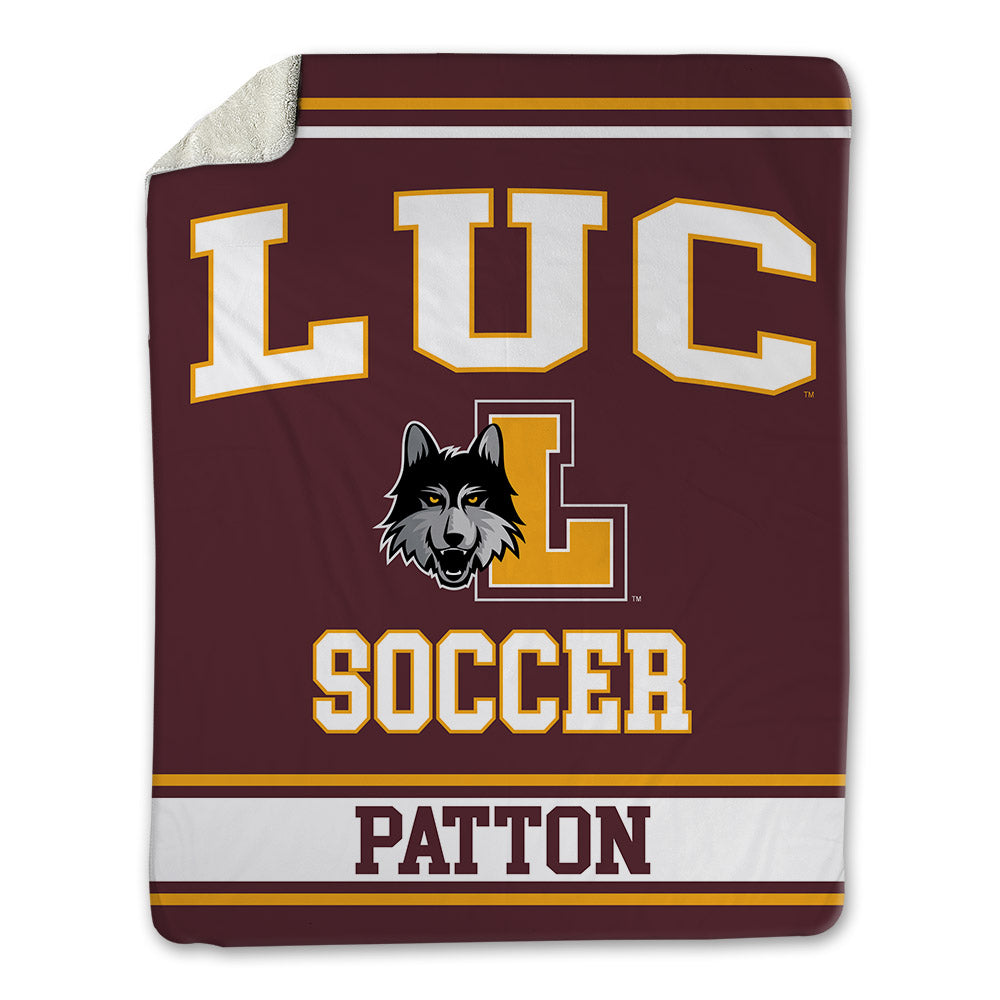 Loyola - NCAA Women's Soccer : Sally Patton - Blanket-0