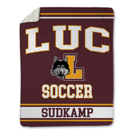 Loyola - NCAA Women's Soccer : Abby Sudkamp - Blanket-0