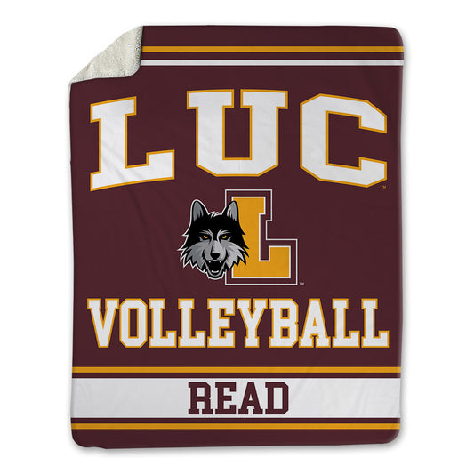 Loyola - NCAA Men's Volleyball : Jake Read - Blanket-0