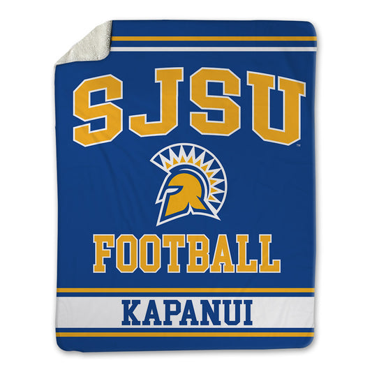 SJSU - NCAA Football : Champ Kapanui - Blanket-0