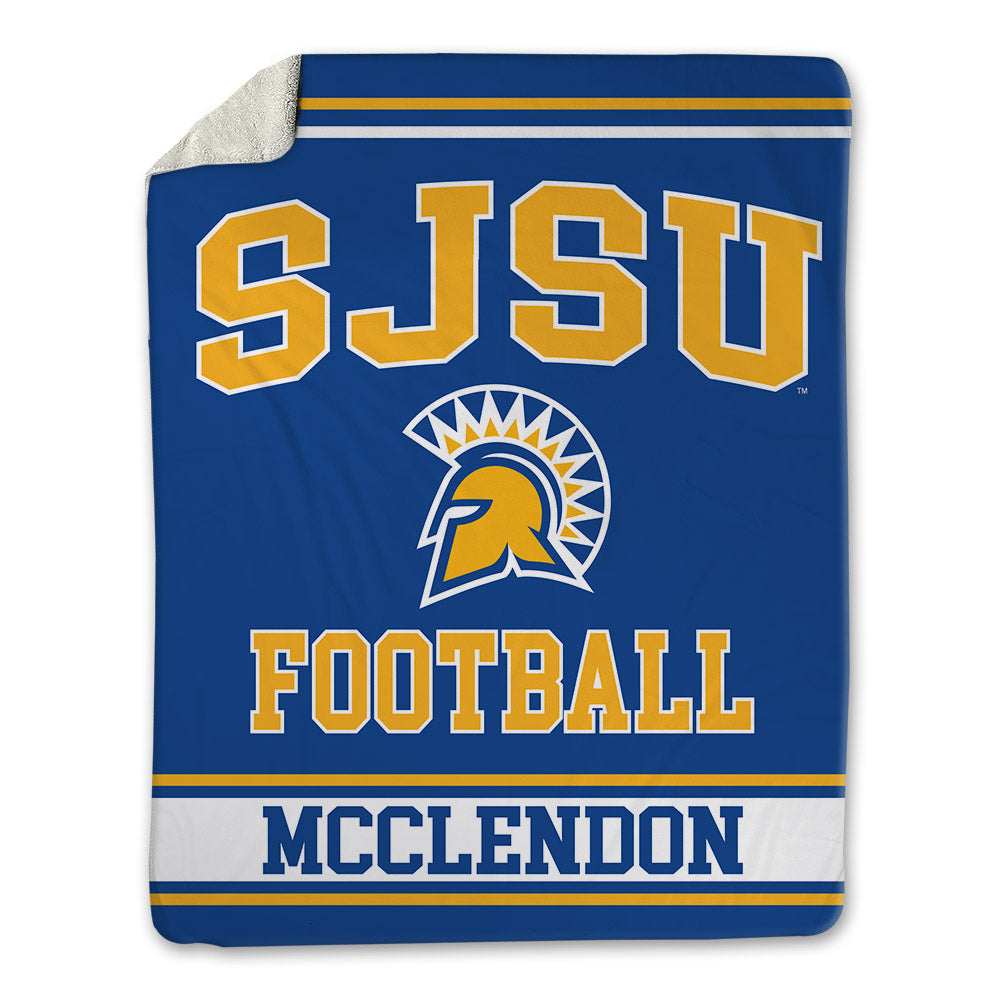 SJSU - NCAA Football : Greg McClendon - Blanket-0