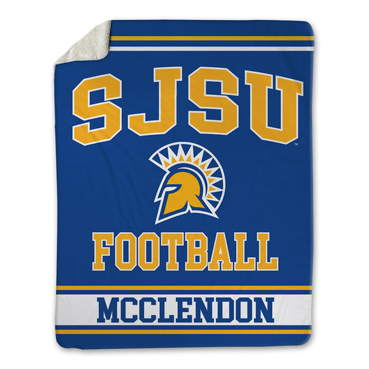 SJSU - NCAA Football : Greg McClendon - Blanket-0