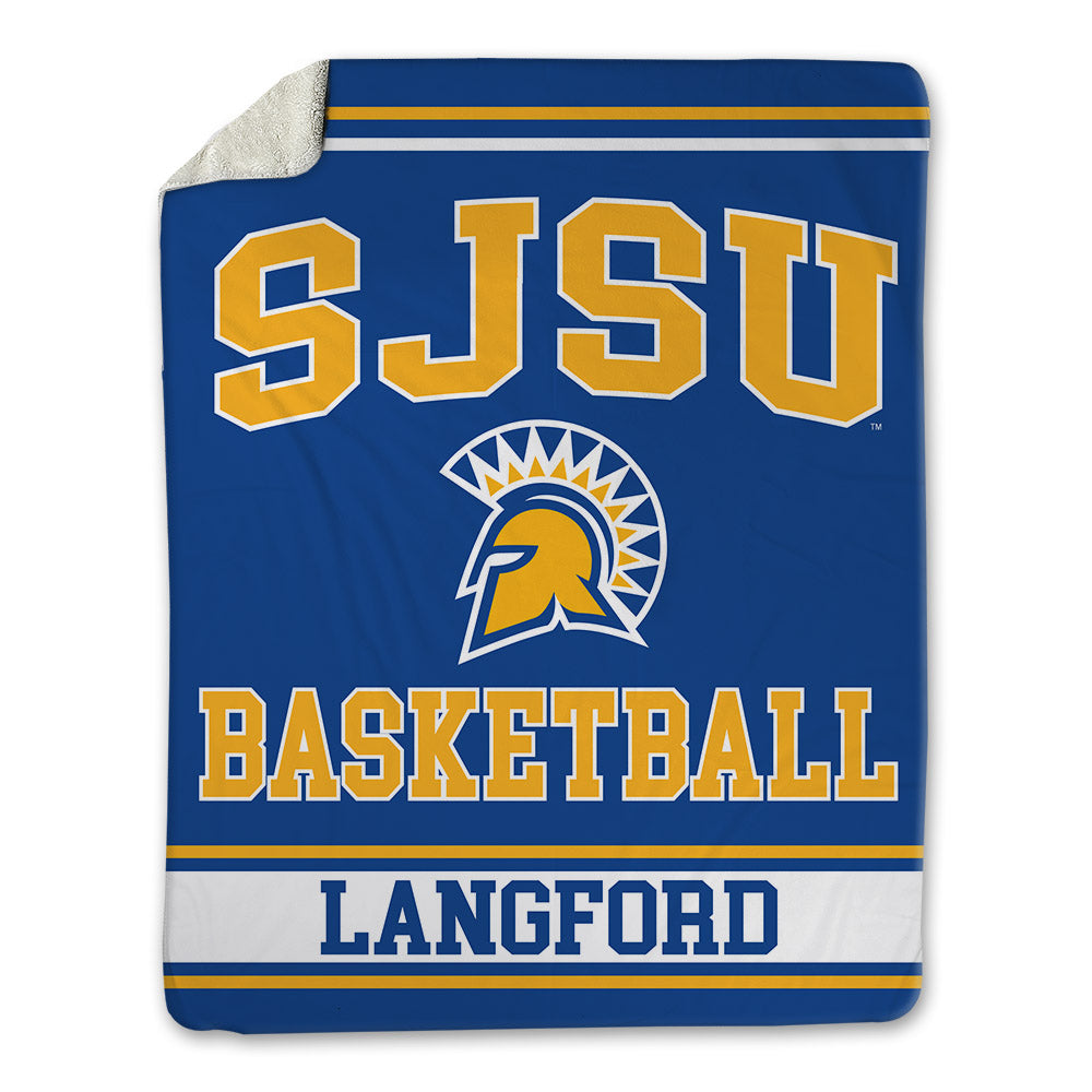 SJSU - NCAA Men's Basketball : Douglas Langford - Blanket-0