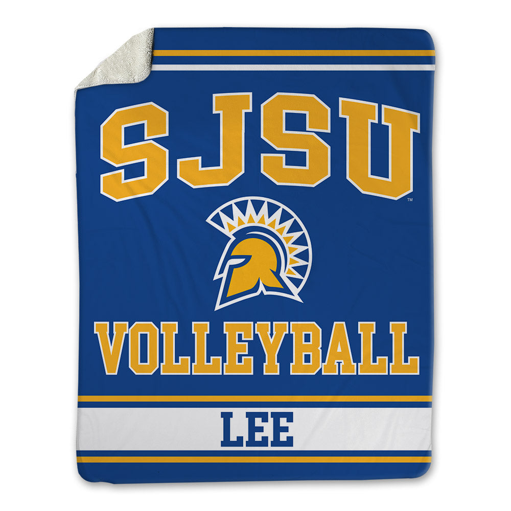 SJSU - NCAA Women's Volleyball : Learden Lee - Blanket-0