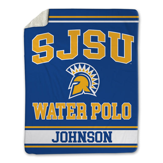 SJSU - NCAA Men's Water Polo : Aidan Johnson - Blanket-0