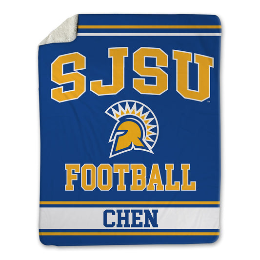 SJSU - NCAA Football : Tyler Chen - Blanket-0