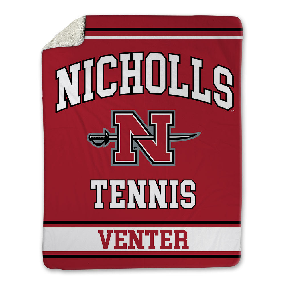 Nicholls State - NCAA Men's Tennis : Gerhard Venter - Blanket-0