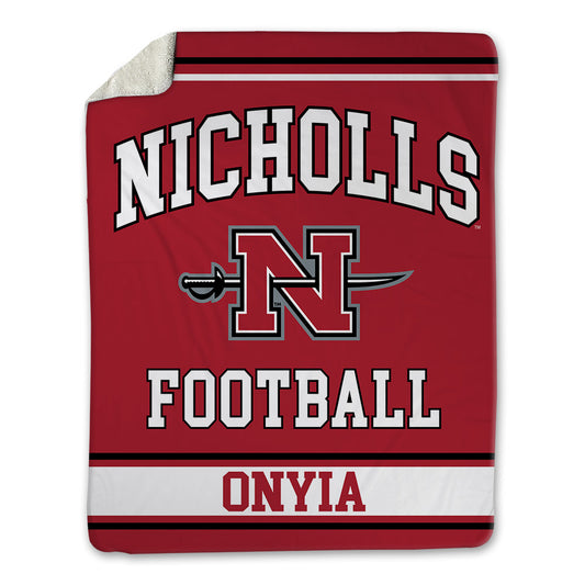 Nicholls State - NCAA Football : Noah Onyia - Blanket-0