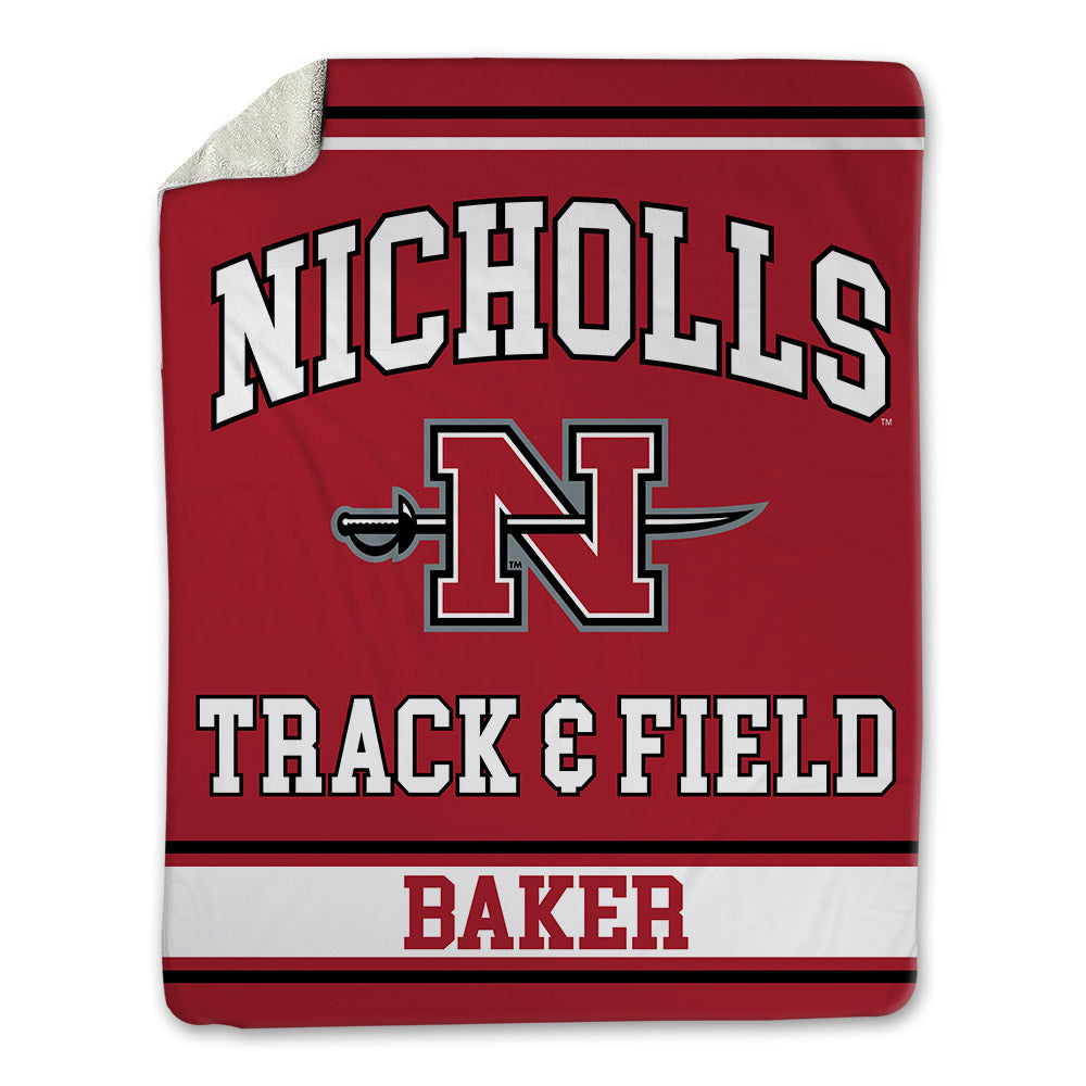 Nicholls State - NCAA Women's Track & Field : Gracie Baker - Blanket-0