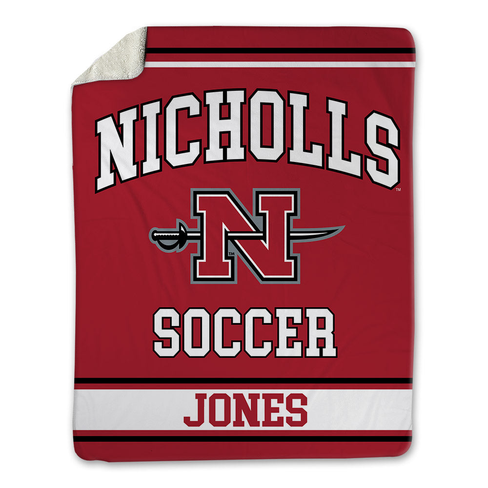 Nicholls State - NCAA Women's Soccer : Allison Jones - Blanket-0
