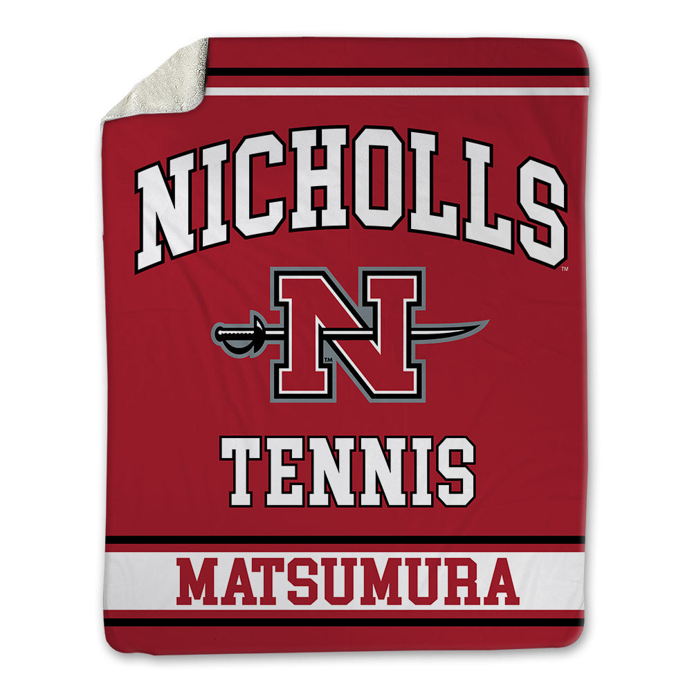Nicholls State - NCAA Men's Tennis : Kotaro Matsumura - Blanket-0