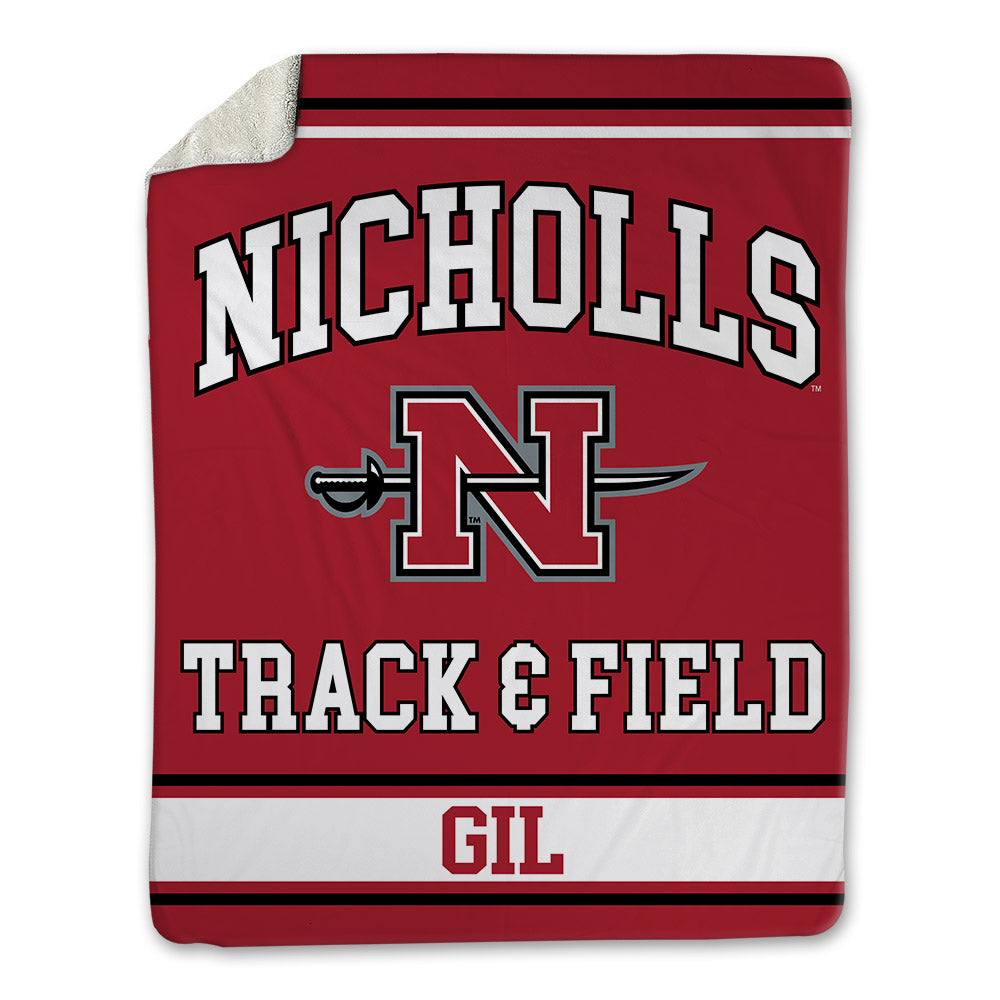 Nicholls State - NCAA Men's Track & Field : Connor Gil - Blanket-0
